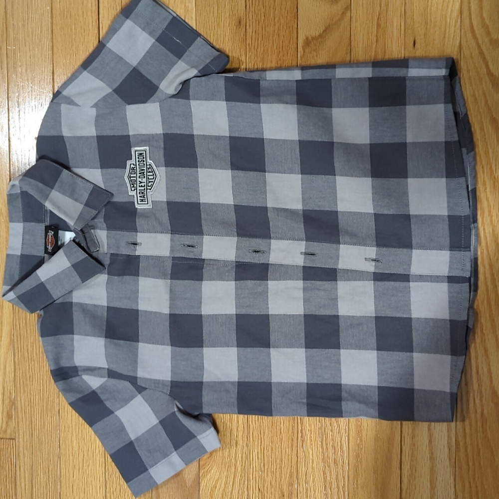 Boys Harley Davidson Button Up
